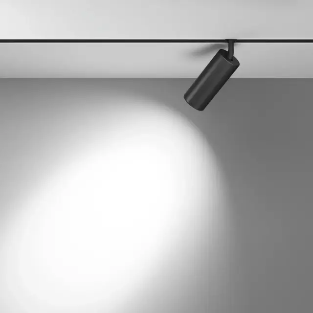 Трековый светильник Maytoni FOCUS LED — магнитные, черный, ракурс 5