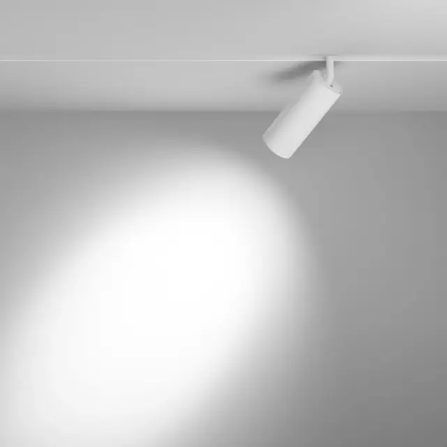 Трековый светильник Maytoni FOCUS LED — магнитные, белый, ракурс 5