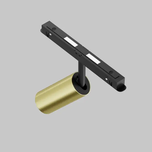 Трековый светильник Maytoni FOCUS LED — магнитные, латунь, ракурс 5