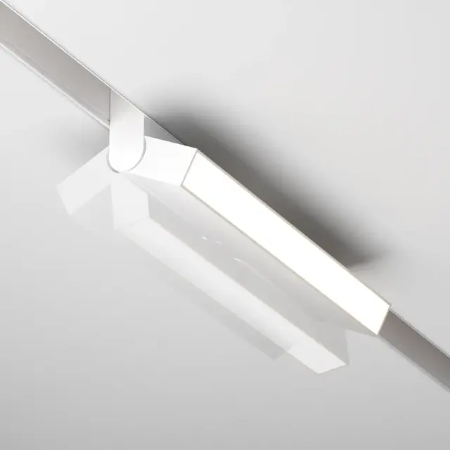 Трековый светильник Maytoni MAGNETIC TRACK SYSTEM EXILITY — магнитные, белый, ракурс 2