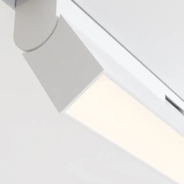 Трековый светильник Maytoni MAGNETIC TRACK SYSTEM EXILITY — магнитные, белый, ракурс 3