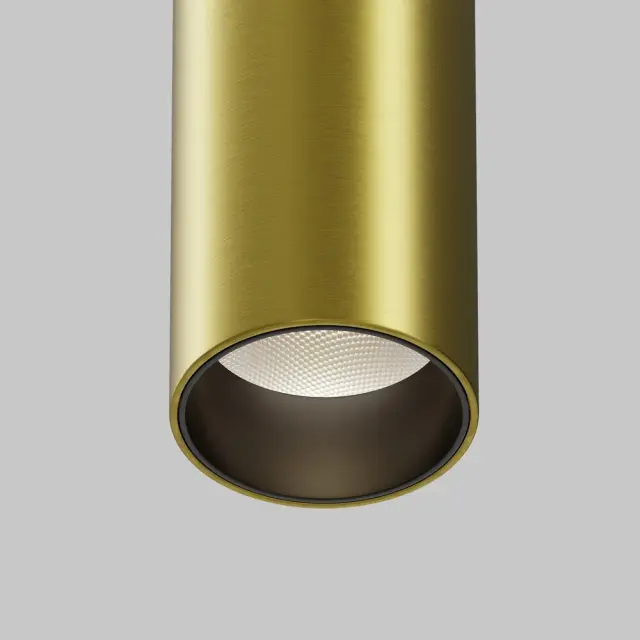 Трековый светильник Maytoni FOCUS LED — магнитные, латунь, ракурс 3