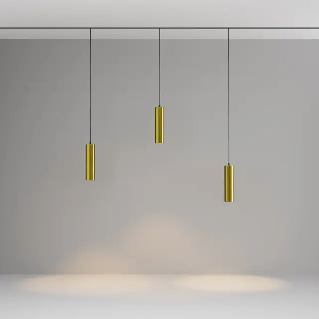 Трековый светильник Maytoni FOCUS LED — магнитные, латунь, ракурс 4