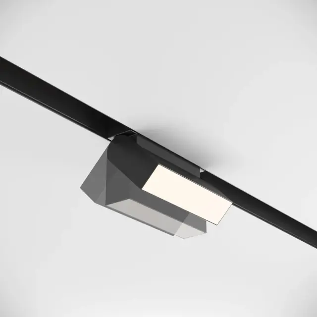 Трековый светильник Maytoni BASIS GRAVITY — магнитные, черный, ракурс 3
