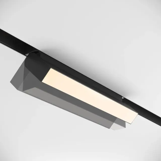 Трековый светильник Maytoni BASIS GRAVITY — магнитные, черный, ракурс 3