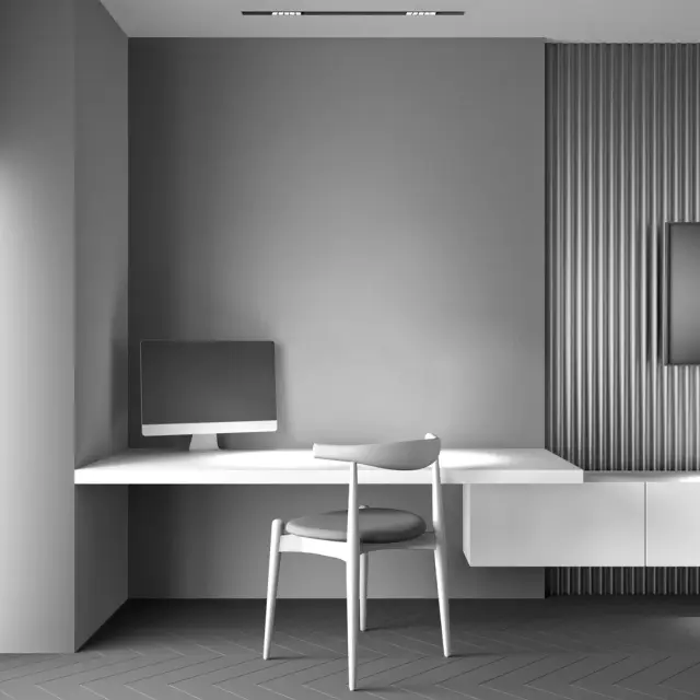 Шинопровод Maytoni BASIS GRAVITY — магнитные, черный, ракурс 4