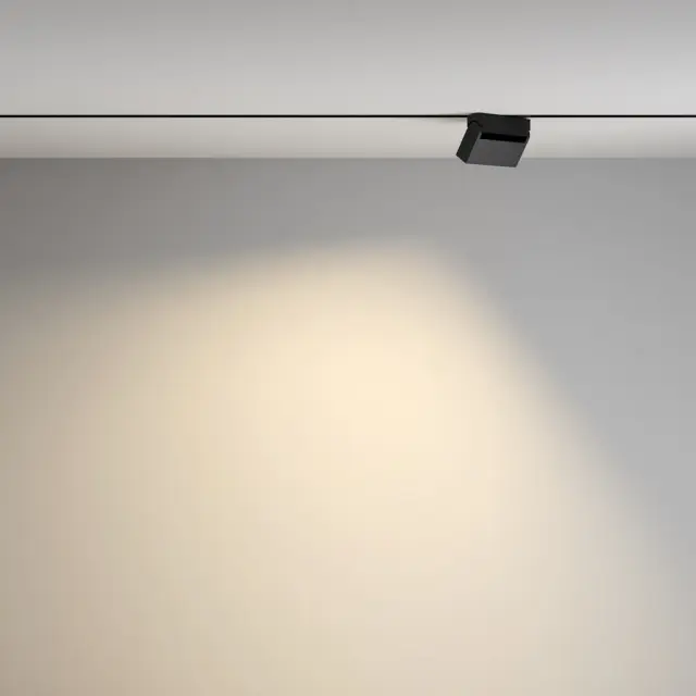 Шинопровод Maytoni BASIS GRAVITY — магнитные, черный, ракурс 6