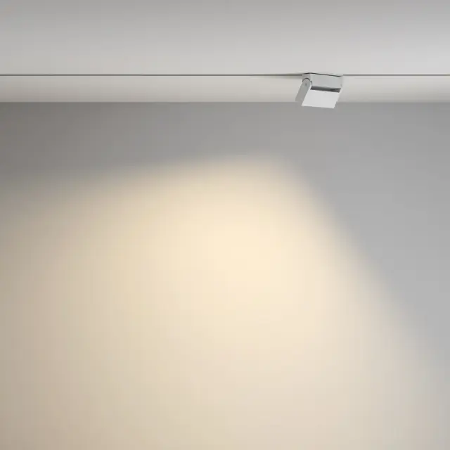 Шинопровод Maytoni BASIS GRAVITY — магнитные, белый, ракурс 6