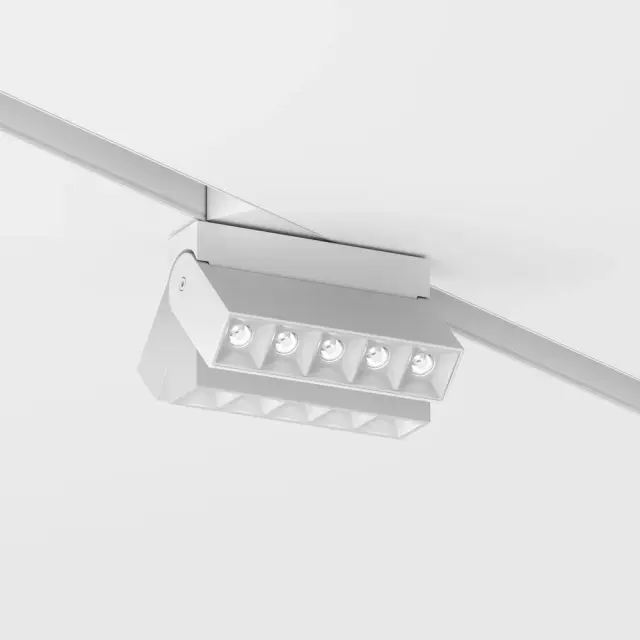 Шинопровод Maytoni BASIS GRAVITY — магнитные, белый, ракурс 3