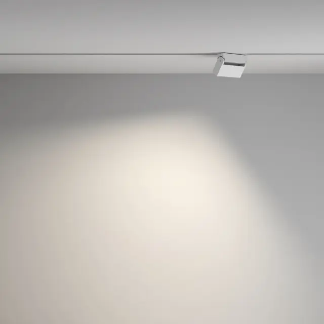 Шинопровод Maytoni BASIS GRAVITY — магнитные, белый, ракурс 6
