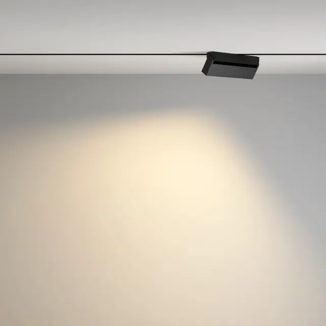 Шинопровод Maytoni BASIS GRAVITY — магнитные, черный, ракурс 6