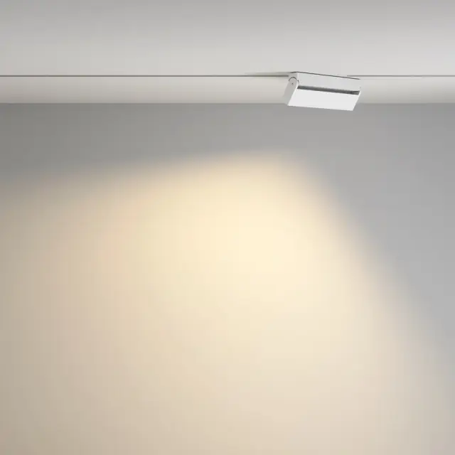 Трековый светильник Maytoni POINTS GRAVITY — магнитные, белый, ракурс 6