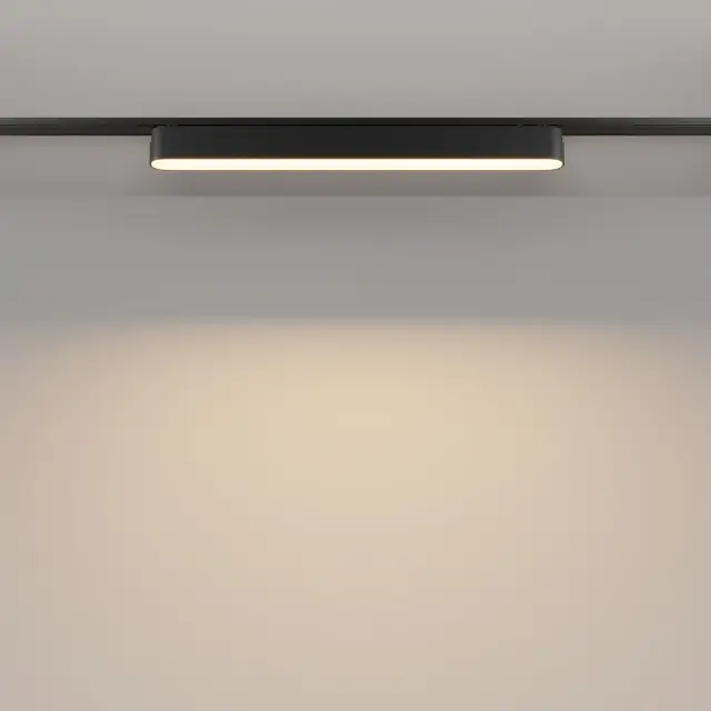 Трековый светильник Maytoni MAGNETIC TRACK SYSTEM RADITY — магнитные, черный, ракурс 5