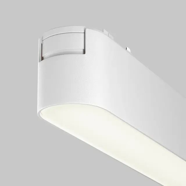 Трековый светильник Maytoni MAGNETIC TRACK SYSTEM RADITY — магнитные, белый, ракурс 3