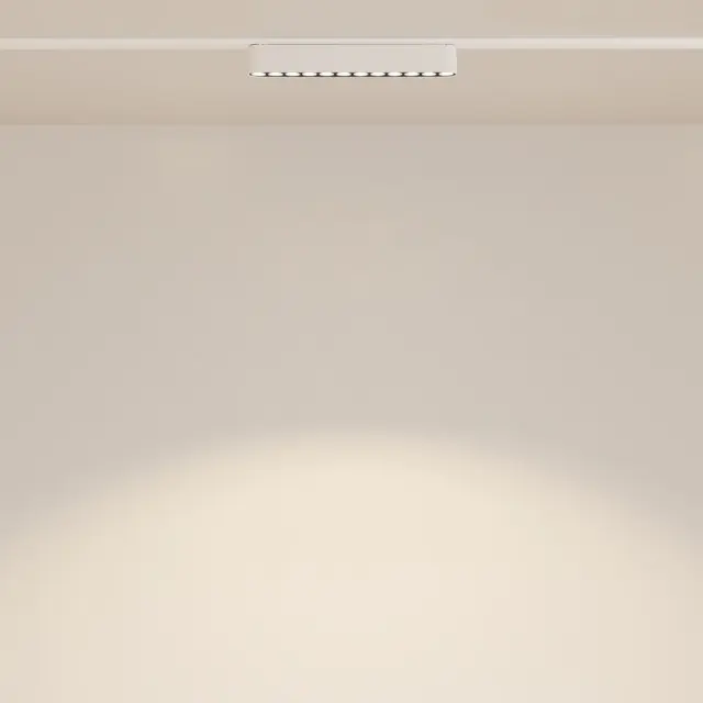 Трековый светильник Maytoni MAGNETIC TRACK SYSTEM RADITY — магнитные, белый, ракурс 5