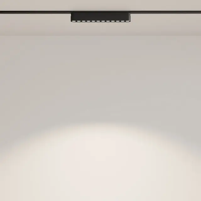 Трековый светильник Maytoni MAGNETIC TRACK SYSTEM RADITY — магнитные, черный, ракурс 5