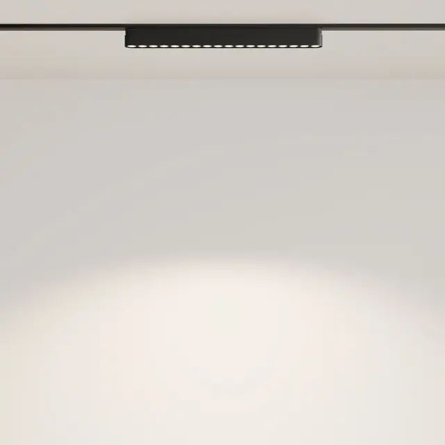 Трековый светильник Maytoni MAGNETIC TRACK SYSTEM RADITY — магнитные, черный, ракурс 5