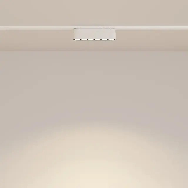 Трековый светильник Maytoni MAGNETIC TRACK SYSTEM RADITY — магнитные, белый, ракурс 5