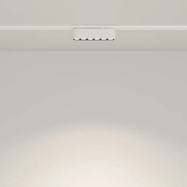 Трековый светильник Maytoni MAGNETIC TRACK SYSTEM RADITY — магнитные, белый, ракурс 5