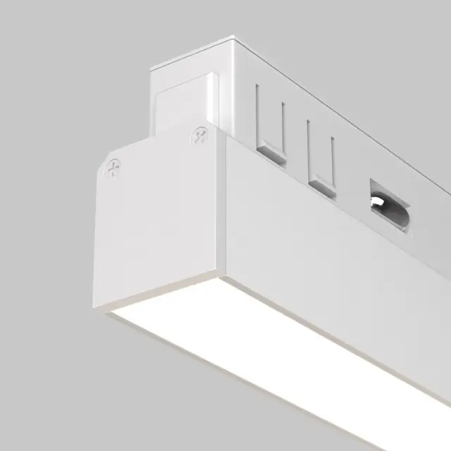 Трековый светильник Maytoni BASIS ANGLE — магнитные, белый, ракурс 2