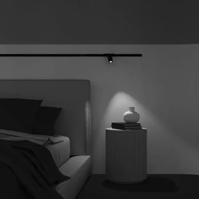 Трековый светильник Maytoni FOCUS LED — магнитные, черный, ракурс 7