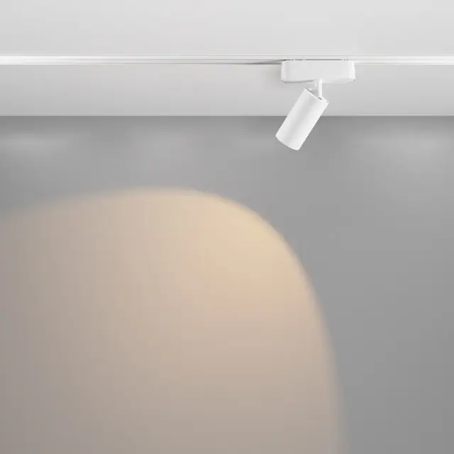 Трековый светильник Maytoni MAGNETIC TRACK SYSTEM RADITY — магнитные, белый, ракурс 6