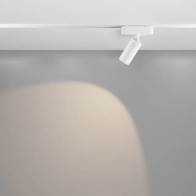Трековый светильник Maytoni MAGNETIC TRACK SYSTEM RADITY — магнитные, белый, ракурс 6