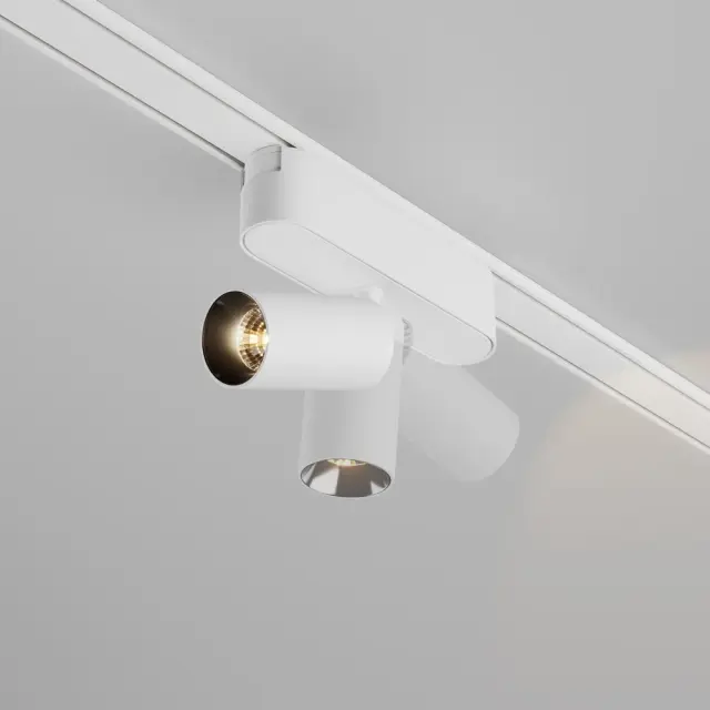 Трековый светильник Maytoni MAGNETIC TRACK SYSTEM RADITY — магнитные, белый, ракурс 3