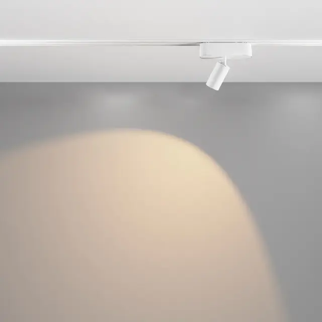 Трековый светильник Maytoni MAGNETIC TRACK SYSTEM RADITY — магнитные, белый, ракурс 6