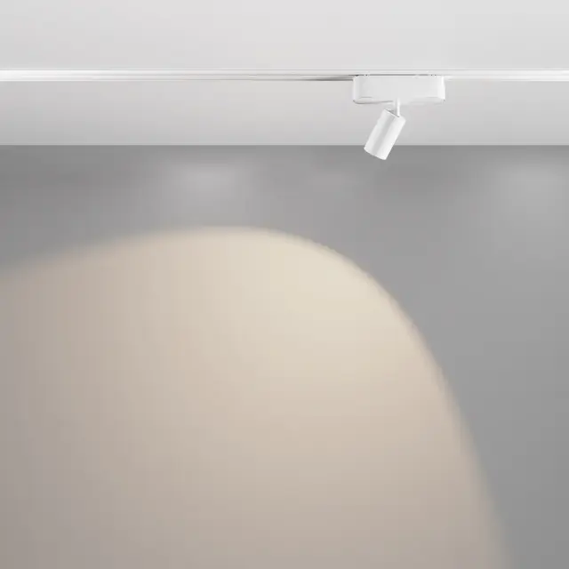 Трековый светильник Maytoni MAGNETIC TRACK SYSTEM RADITY — магнитные, белый, ракурс 6