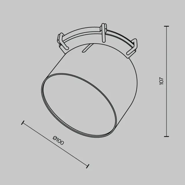 Шинопровод Maytoni CUP — тканевые, черный, ракурс 10