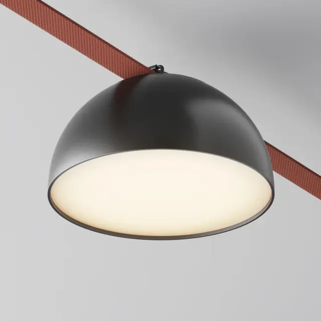 Трековый светильник Maytoni BOWL — тканевые, черный