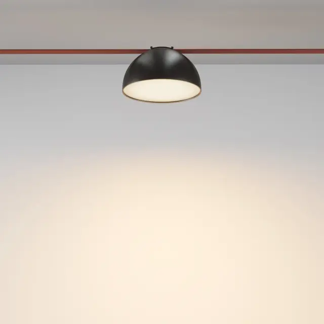 Трековый светильник Maytoni BOWL — тканевые, черный, ракурс 5