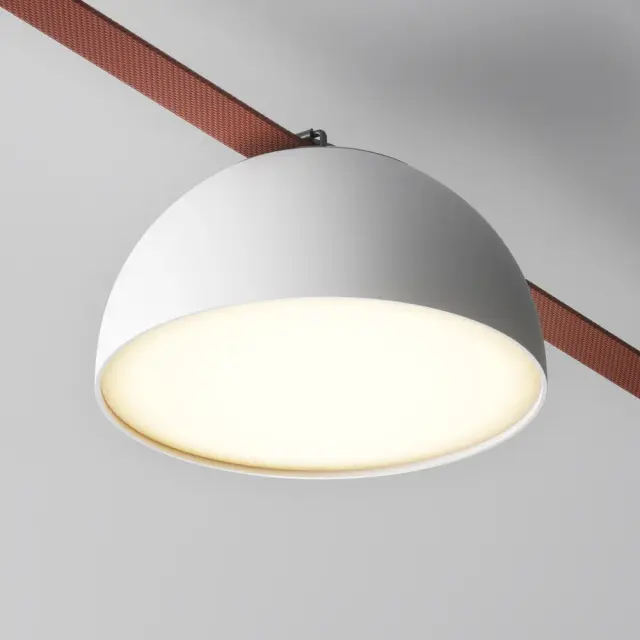 Трековый светильник Maytoni BOWL — тканевые, белый