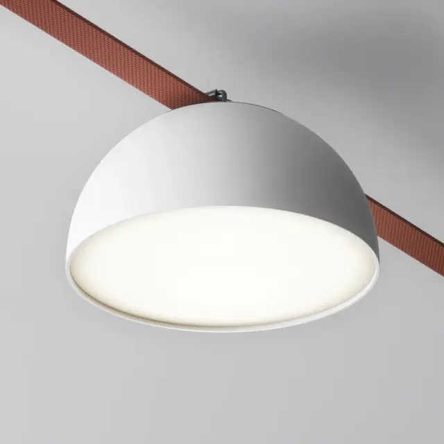 Трековый светильник Maytoni BOWL — тканевые, белый