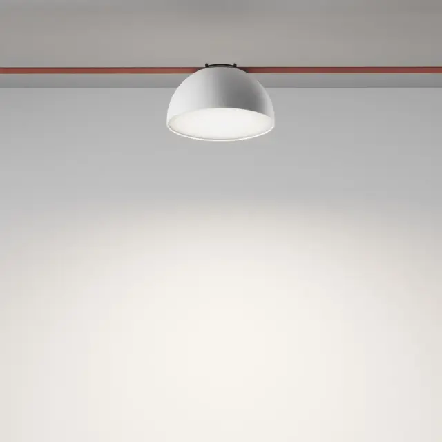 Трековый светильник Maytoni BOWL — тканевые, белый, ракурс 5