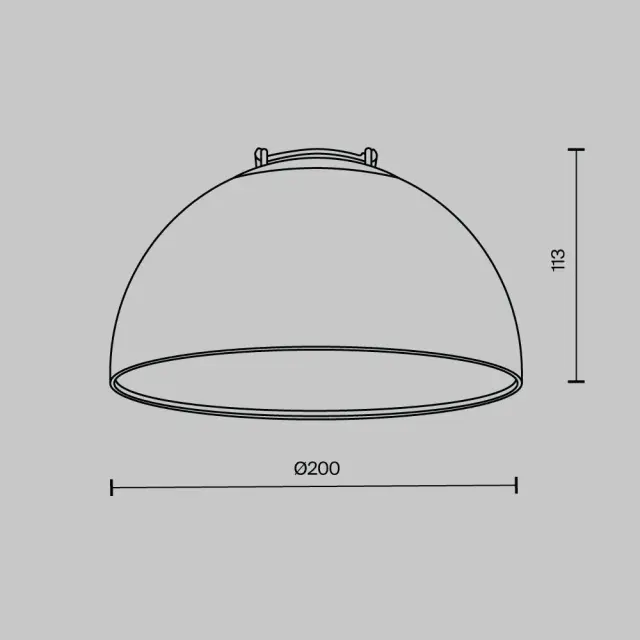 Трековый светильник Maytoni BOWL — тканевые, белый, ракурс 7