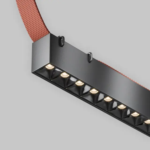 Шинопровод Maytoni POINTS — тканевые, черный, ракурс 3