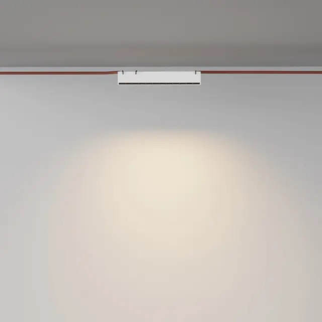 Шинопровод Maytoni POINTS — тканевые, белый, ракурс 5