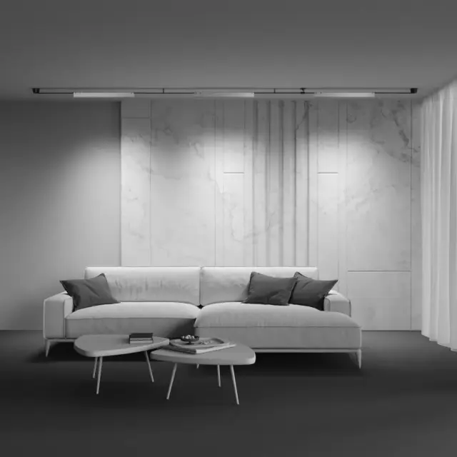 Шинопровод Maytoni POINTS — тканевые, белый, ракурс 6