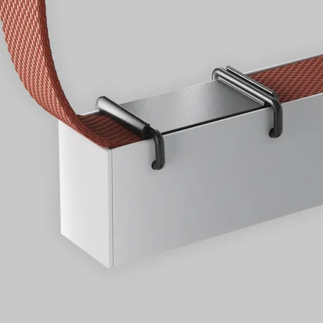 Трековый светильник Maytoni BASIS — тканевые, белый, ракурс 3
