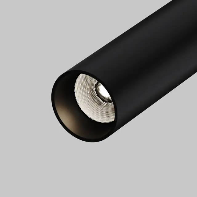 Трековый светильник Maytoni FOCUS T — однофазные, черный, ракурс 3