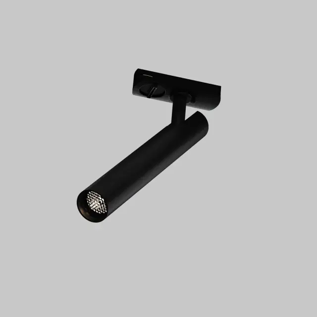 Трековый светильник Maytoni FOCUS T — однофазные, черный, ракурс 6
