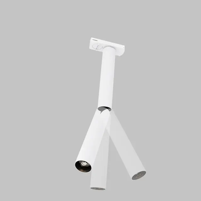 Трековый светильник Maytoni FOCUS DUAL — однофазные, белый, ракурс 7