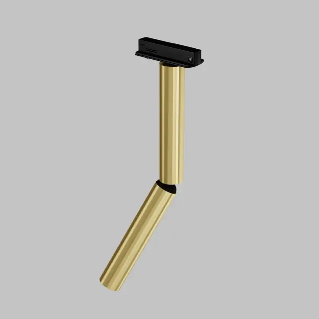 Трековый светильник Maytoni FOCUS DUAL — однофазные, латунь, ракурс 4