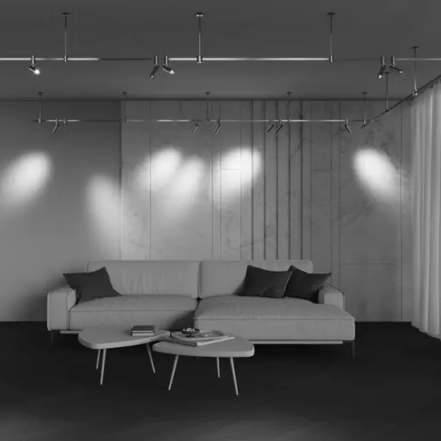 Трековый светильник Maytoni FOCUS LED — магнитные, латунь, ракурс 6