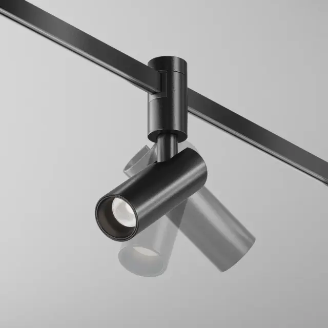 Трековый светильник Maytoni FOCUS LED — магнитные, черный, ракурс 2
