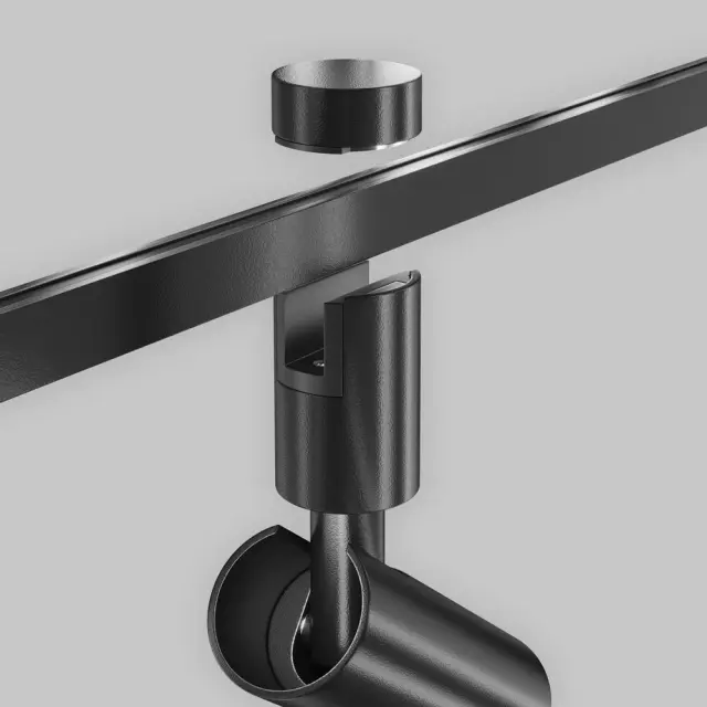 Трековый светильник Maytoni FOCUS LED — магнитные, черный, ракурс 4