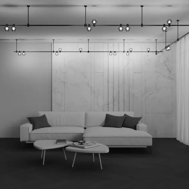Трековый светильник Maytoni BUBBLE — магнитные, тонированный, ракурс 5