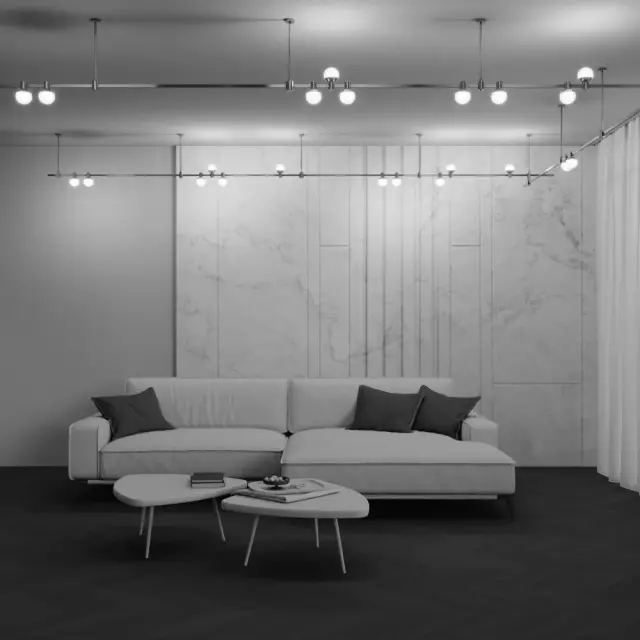 Трековый светильник Maytoni LUNA — магнитные, белый, ракурс 5
